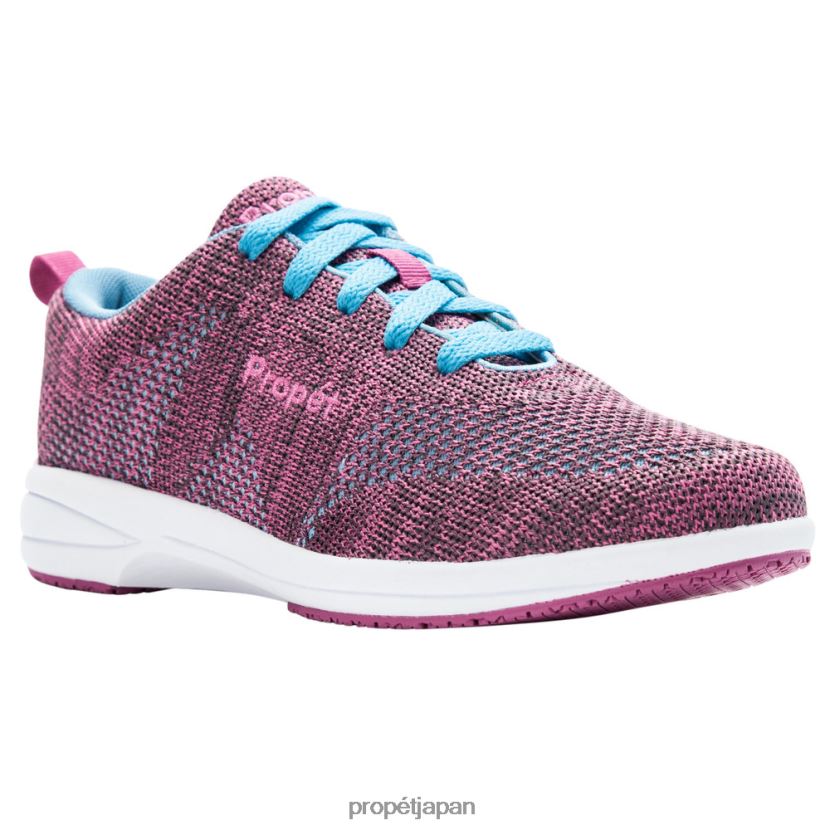 カジュアル ベリーブルー/LTグレーLTブルー/グレーピンク Propet 0608P0149 洗える歩行器の進化 女性