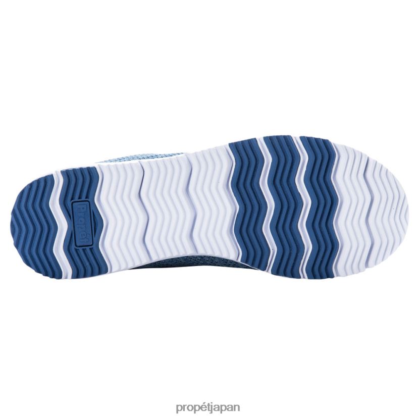 アスレチック ブラック/コーラルグレー/デニムLTブルー Propet 0608P0100 トラベルウォーカーエボ 女性