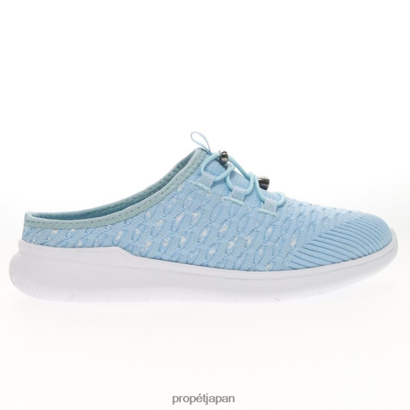 アスレチック ベイビーブルー/ブラック/グレー/ホワイト デイジー Propet 0608P0101 トラベルバウンドスライド 女性