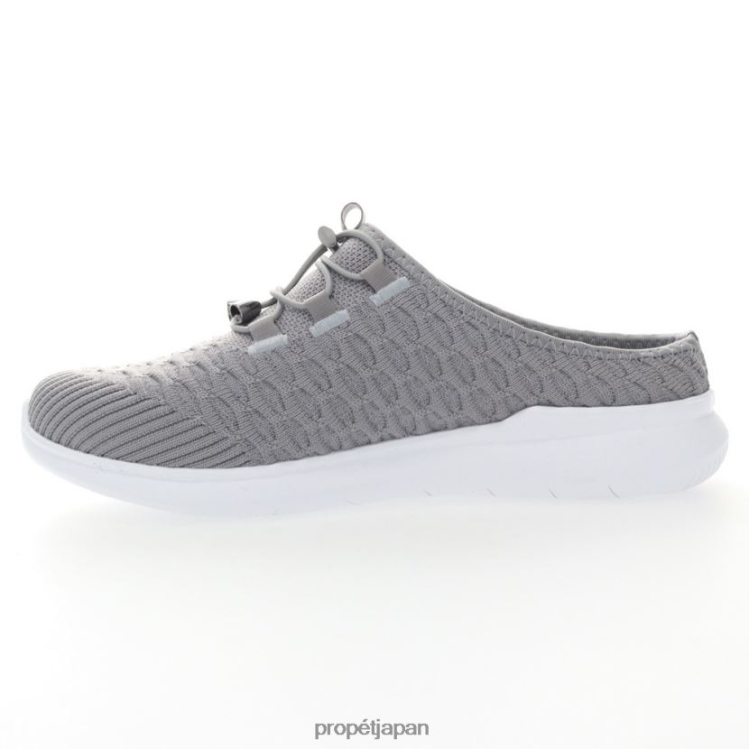 アスレチック ベイビーブルー/ブラック/グレー/ホワイト デイジー Propet 0608P0101 トラベルバウンドスライド 女性