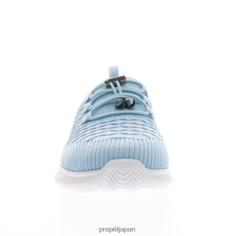 アスレチック ベイビーブルー/ブラック/グレー/ホワイト デイジー Propet 0608P0101 トラベルバウンドスライド 女性