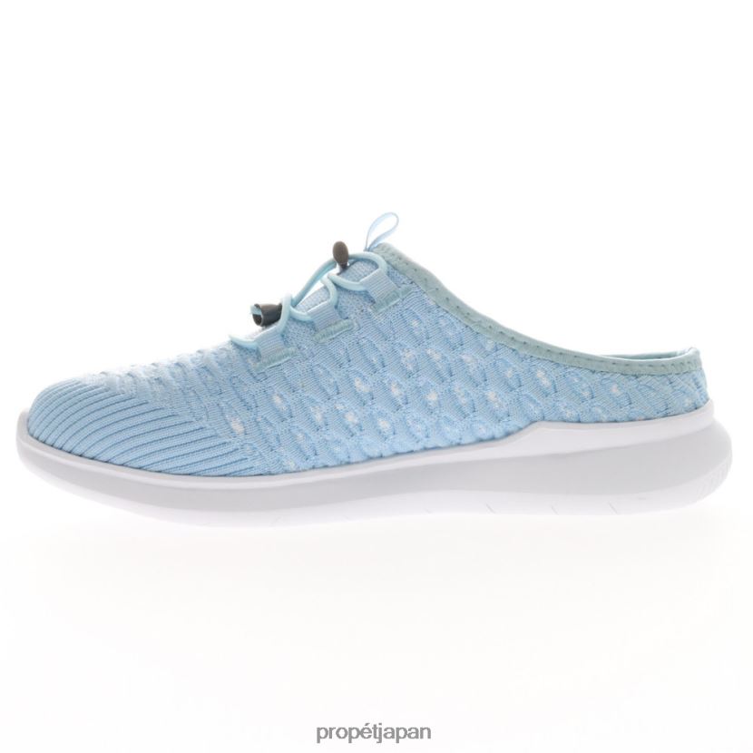 アスレチック ベイビーブルー/ブラック/グレー/ホワイト デイジー Propet 0608P0101 トラベルバウンドスライド 女性