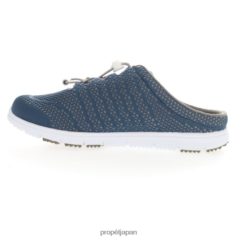 アスレチック コーラルグレー/ブラック/ケープコッドブルー/トープシエナ Propet 0608P0103 トラベルウォーカー エボ スライド 女性