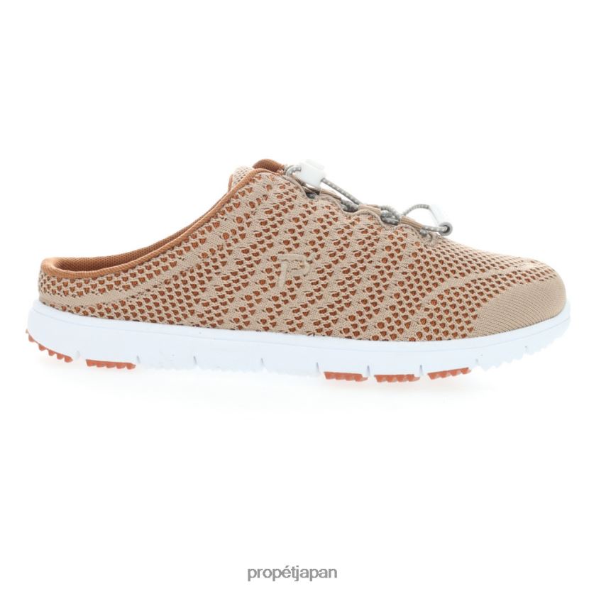 アスレチック コーラルグレー/ブラック/ケープコッドブルー/トープシエナ Propet 0608P0103 トラベルウォーカー エボ スライド 女性