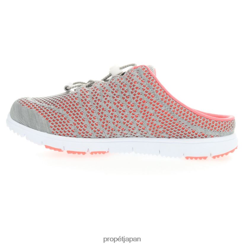 アスレチック コーラルグレー/ブラック/ケープコッドブルー/トープシエナ Propet 0608P0103 トラベルウォーカー エボ スライド 女性