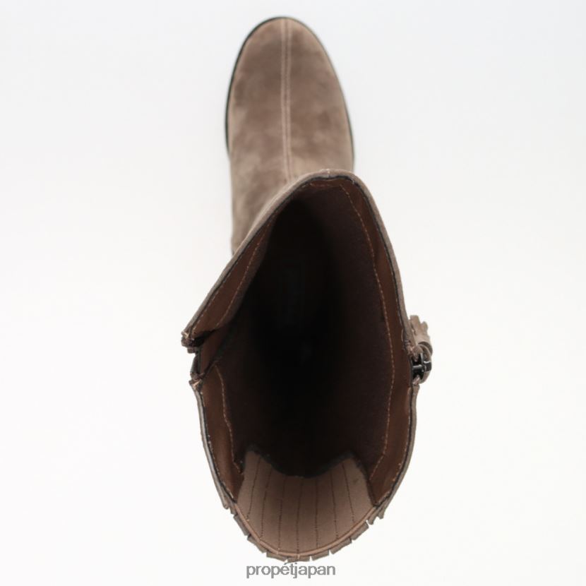 ブーツ ブラック/スモークトープ Propet 0608P0111 ライダー 女性