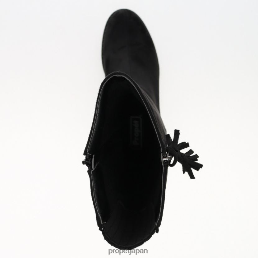 ブーツ ブラック/スモークトープ Propet 0608P0111 ライダー 女性