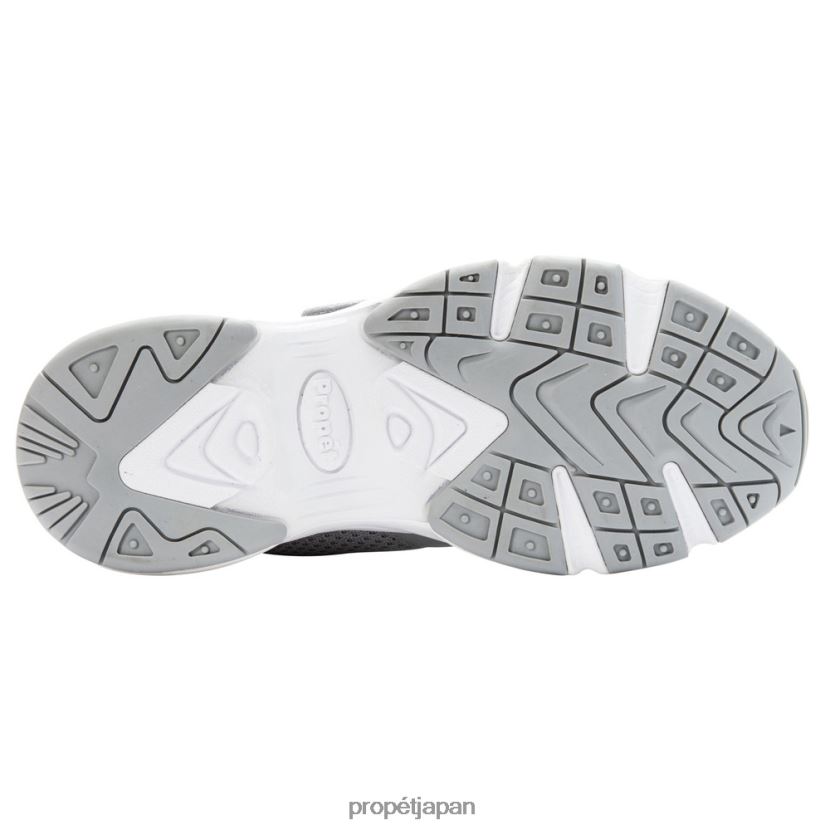 アスレチック ブラック/ライトグレー/ネイビー Propet 0608P011 安定性×ストラップ 男性