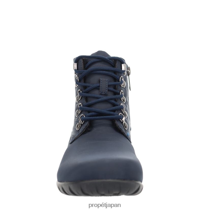 ブーツ ボルド/ブラック/ダークグレー/ネイビー Propet 0608P0124 ダニ足首レース 女性