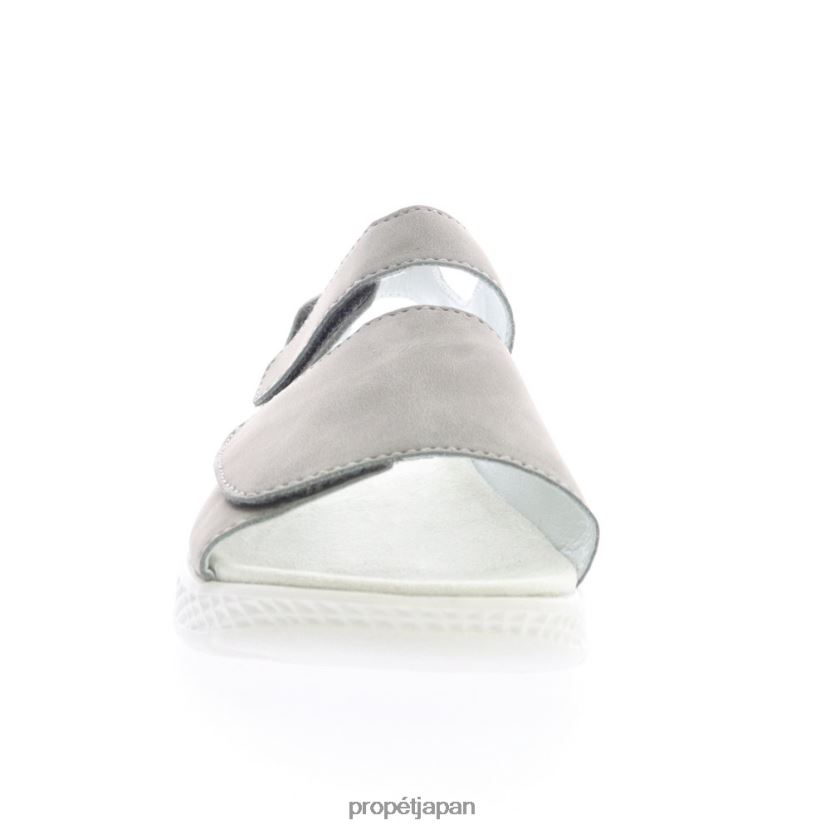 サンダル ブラック/グレー Propet 0608P0127 トラベルアクティブ スコッツデール 女性