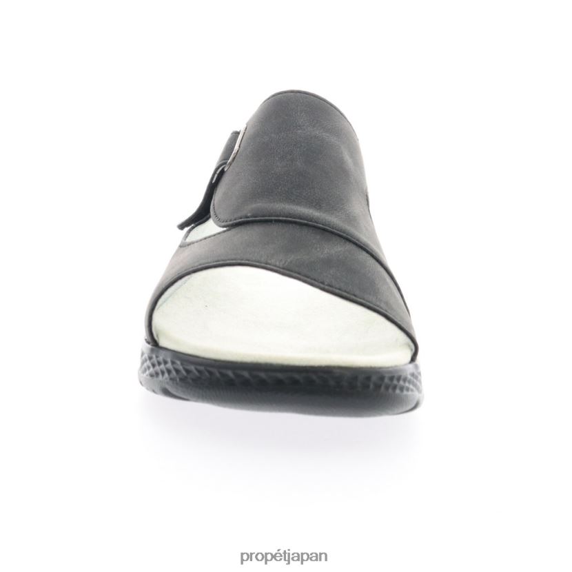 サンダル ブラック/ライトブルー/オイスター Propet 0608P0128 旅行者向けセドナ 女性