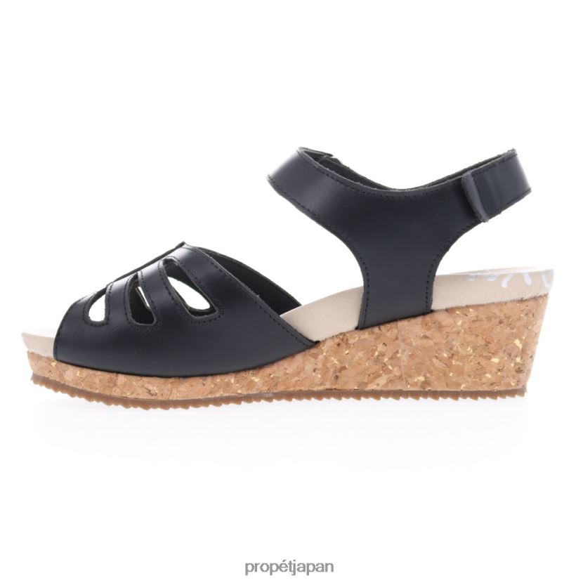 サンダル 黒/青/白 Propet 0608P0131 マヤ 女性