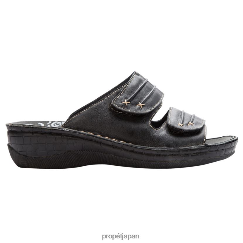 サンダル ブラック/デニム/レッド/タン Propet 0608P0135 六月 女性