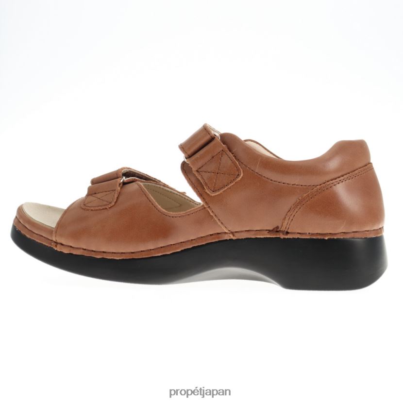 サンダル ブラック/ダスティトープ ヌバック/チーク Propet 0608P0136 ペディックウォーカー 女性