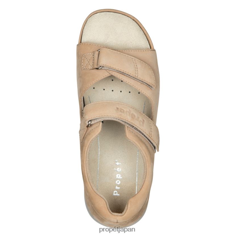 サンダル ブラック/ダスティトープ ヌバック/チーク Propet 0608P0136 ペディックウォーカー 女性