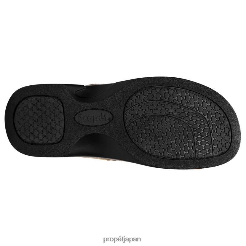サンダル ブラック/ダスティトープ ヌバック/チーク Propet 0608P0136 ペディックウォーカー 女性