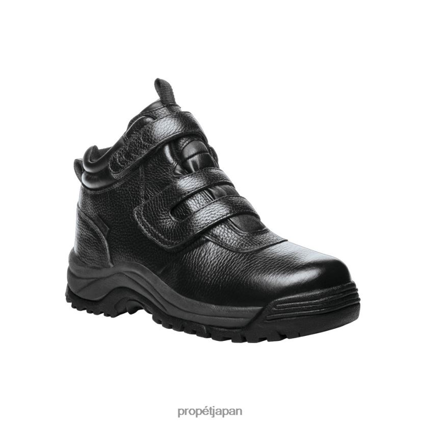 ブーツ ブラック/ブロンコブラウン Propet 0608P021 クリフウォーカーストラップ 男性