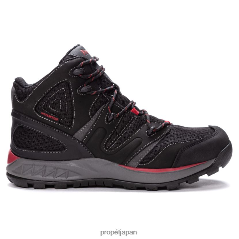 ブーツ ブラックレッド/グレーブルー/ガンスモークオレンジ/ブラックゴールド Propet 0608P023 ヴェイモント 男性