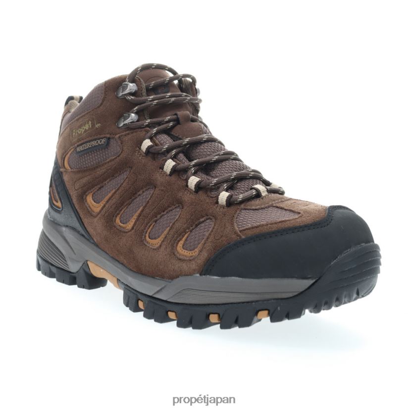 ブーツ ブラック/ガンスモークオレンジ/ブラウン/グレーブルー/ブラックレッド Propet 0608P031 リッジウォーカー 男性