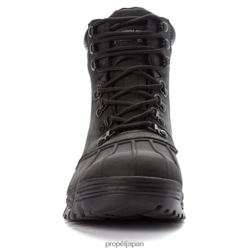 ブーツ ブラック/ブラウンブラック Propet 0608P033 ブリザードミッドレース 男性