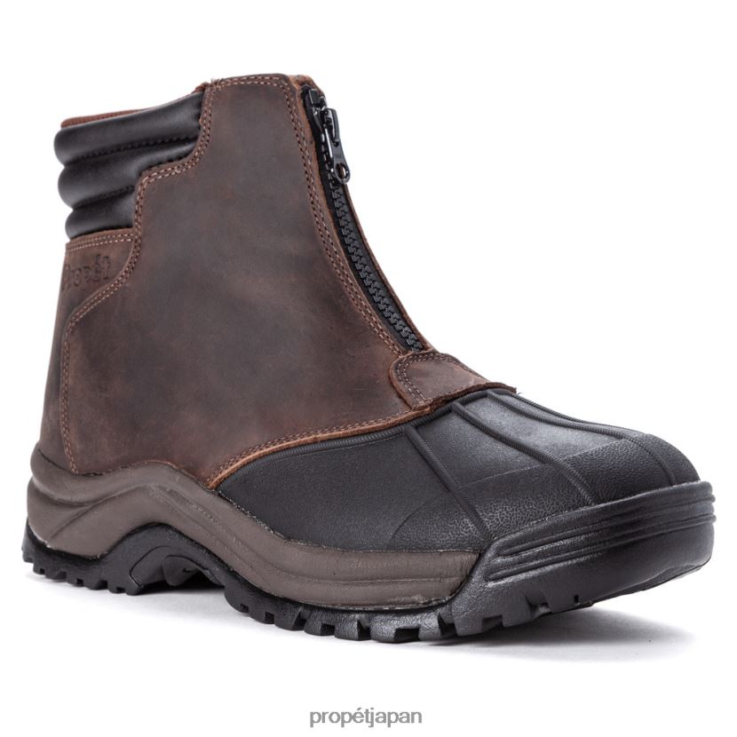 ブーツ ブラウンブラック/ブラック Propet 0608P035 ブリザードミッドジップ 男性