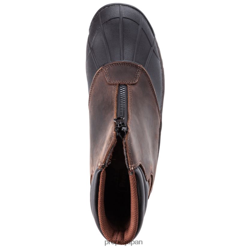 ブーツ ブラウンブラック/ブラック Propet 0608P035 ブリザードミッドジップ 男性