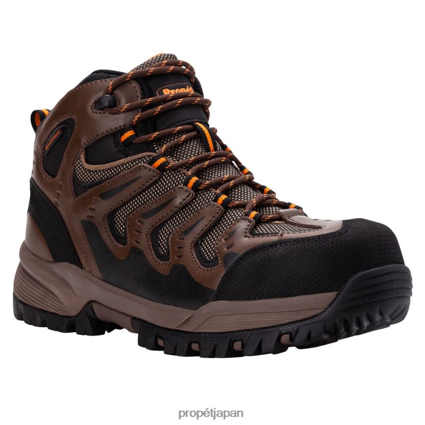 ブーツ ブラック/ブラウンオレンジ Propet 0608P036 衛兵 男性