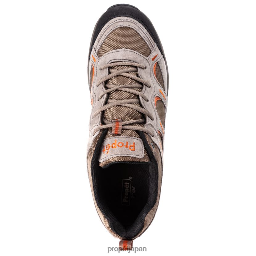 カジュアル ガンスモークオレンジ/ブラウン Propet 0608P050 コネリー 男性