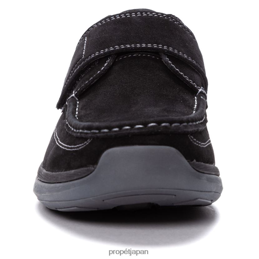 カジュアル ブラック/木材 Propet 0608P052 ポーター 男性