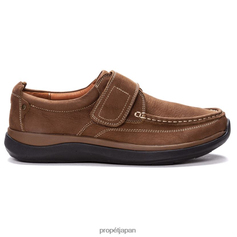 カジュアル ブラック/木材 Propet 0608P052 ポーター 男性