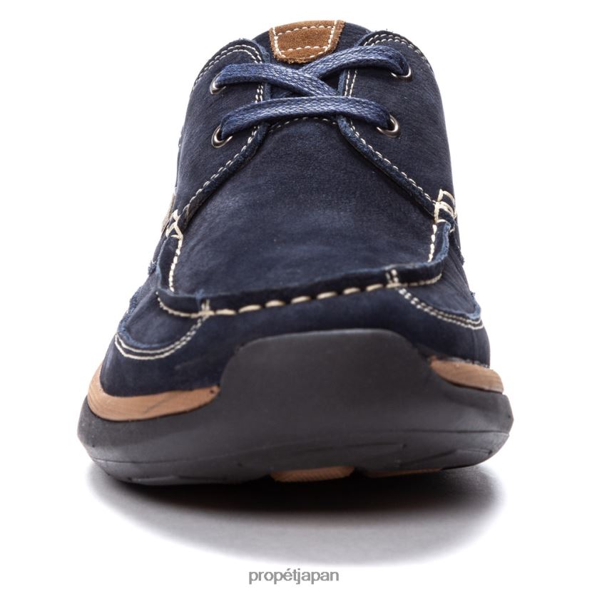 カジュアル 木材/ネイビー/ブラック/タン Propet 0608P057 ポメロイ 男性