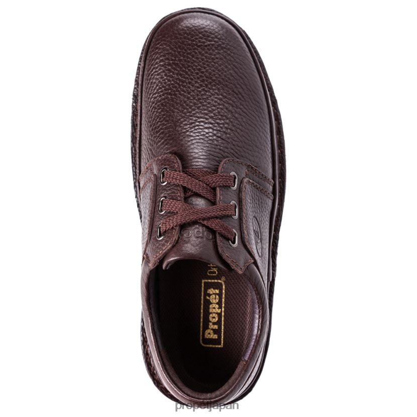 カジュアル 黒褐色 Propet 0608P062 村人 男性