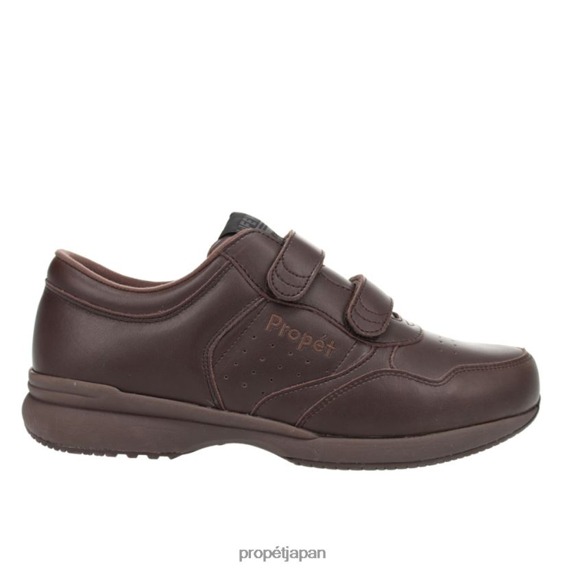 カジュアル ダークグレー/ブラック/ブラウン/スポーツホワイト/ホワイト Propet 0608P066 ライフウォーカーストラップ 男性