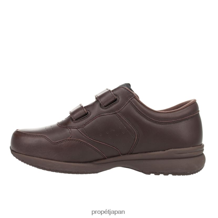 カジュアル ダークグレー/ブラック/ブラウン/スポーツホワイト/ホワイト Propet 0608P066 ライフウォーカーストラップ 男性