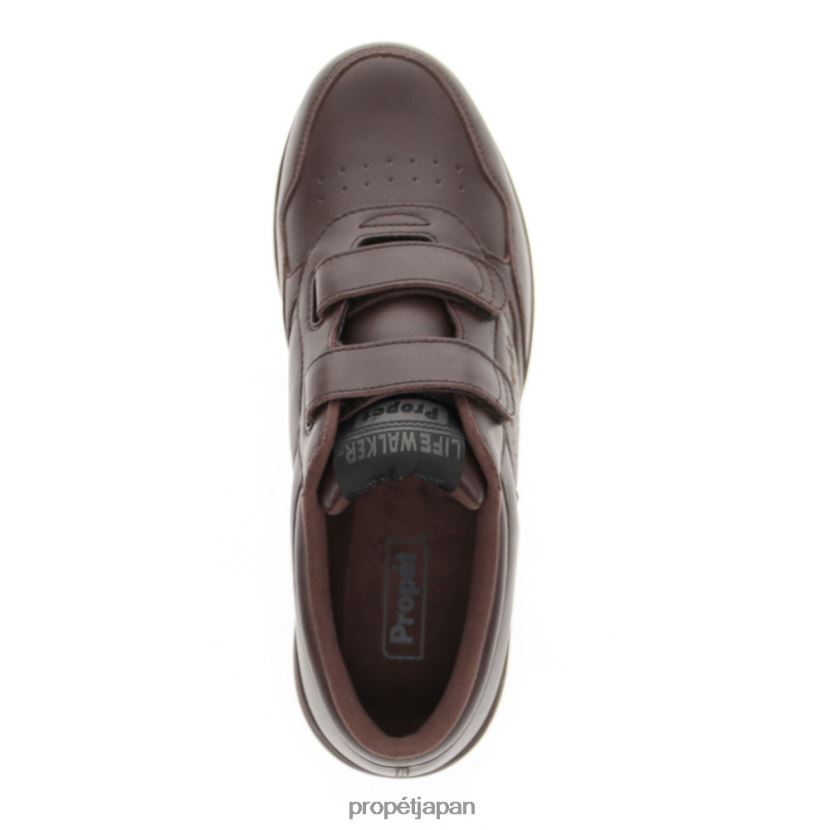 カジュアル ダークグレー/ブラック/ブラウン/スポーツホワイト/ホワイト Propet 0608P066 ライフウォーカーストラップ 男性