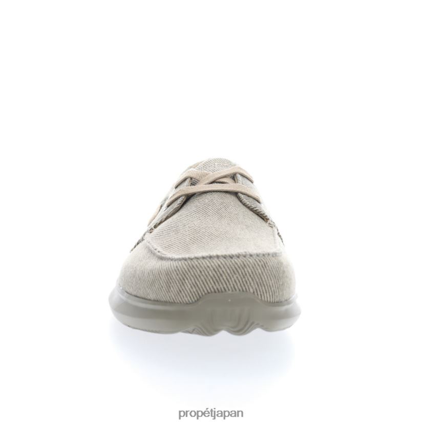 カジュアル ブラック/グレー/タン Propet 0608P068 ビアソールレース 男性