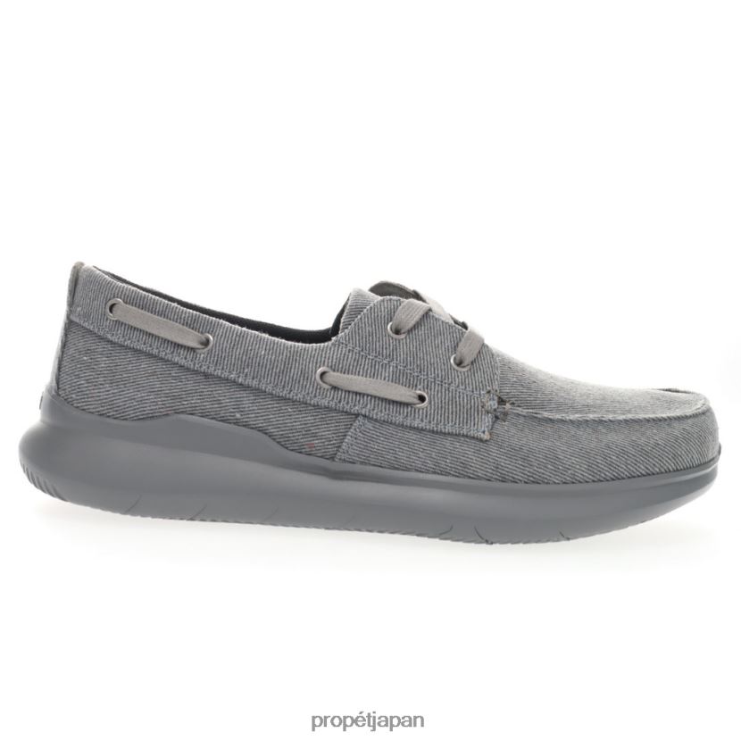 カジュアル ブラック/グレー/タン Propet 0608P068 ビアソールレース 男性