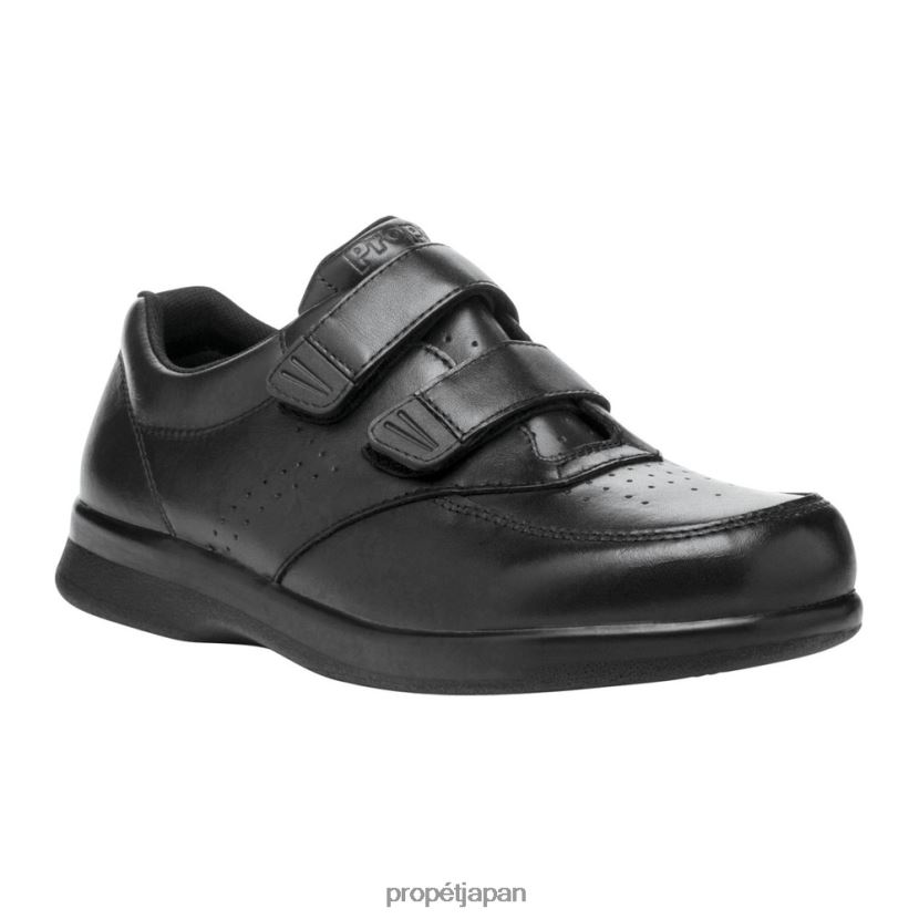 カジュアル 黒 Propet 0608P069 ビスタストラップ 男性