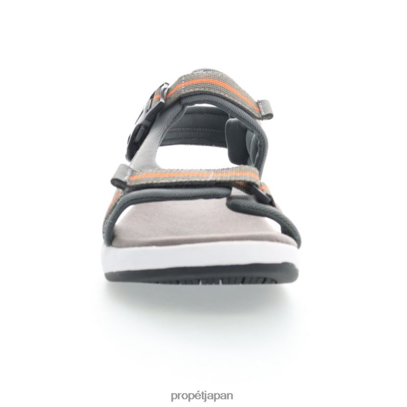 サンダル グレーオレンジ/ブラックグレー/ブラックレッド/オリーブ Propet 0608P070 イーライ 男性