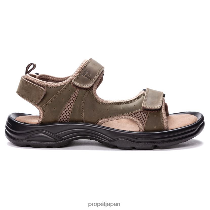 サンダル ブラック/ブラウン/オリーブ Propet 0608P071 デイトナ 男性