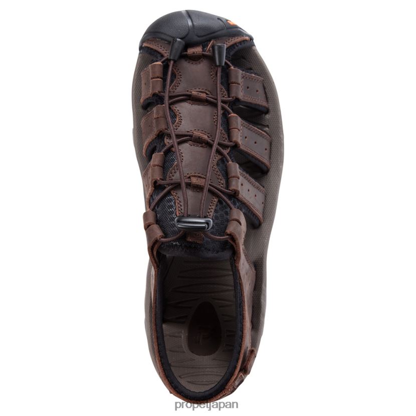 サンダル ブラック/ブラウン/グレー Propet 0608P072 コナ 男性
