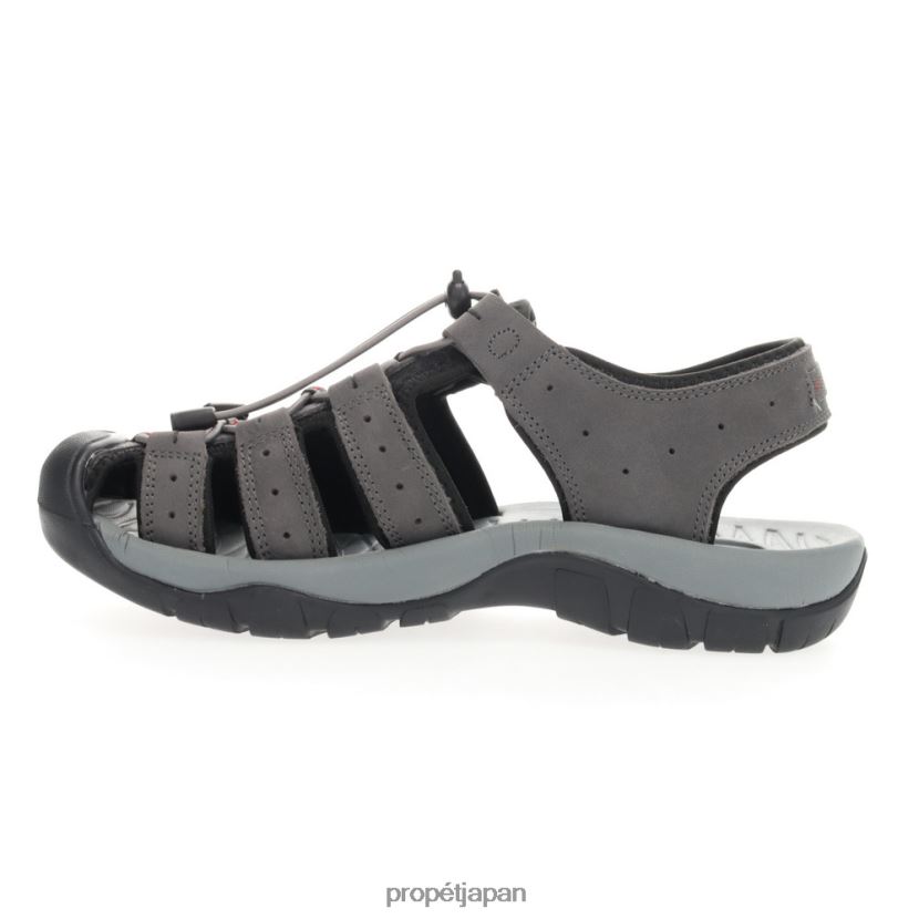 サンダル ブラック/ブラウン/グレー Propet 0608P072 コナ 男性