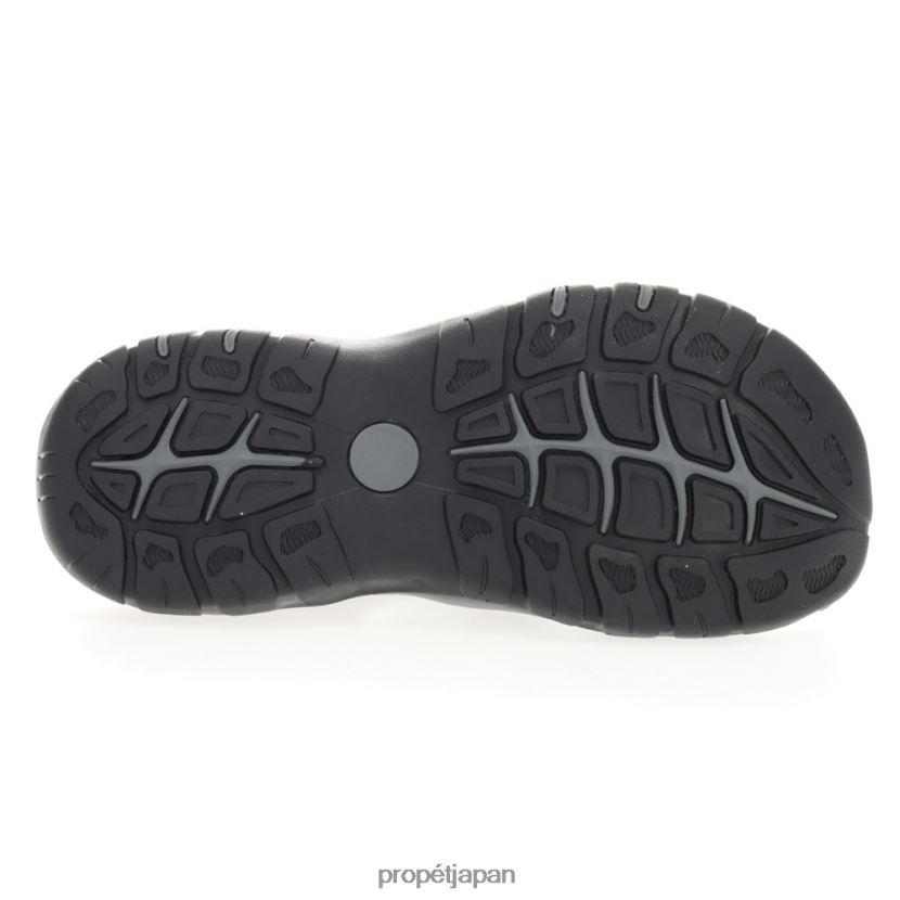 サンダル ブラック/ブラウン/グレー Propet 0608P072 コナ 男性