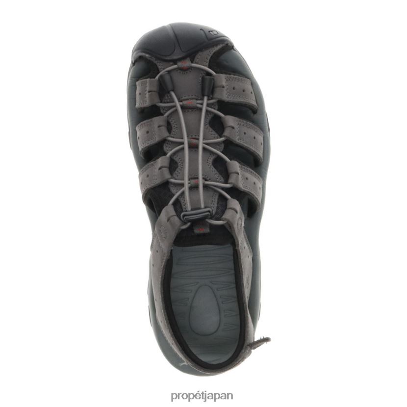 サンダル ブラック/ブラウン/グレー Propet 0608P072 コナ 男性