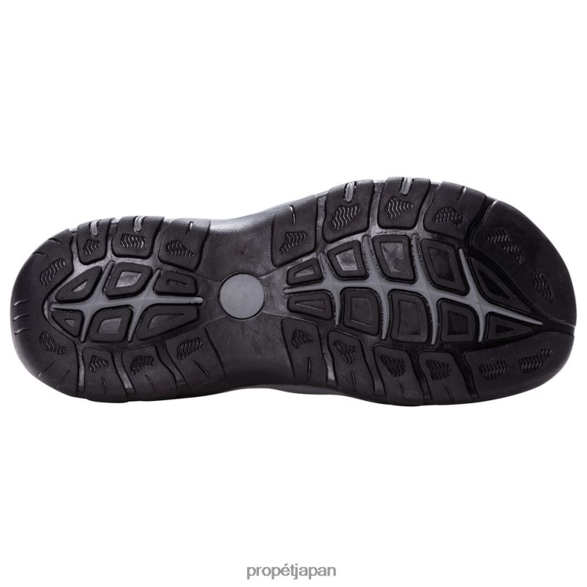 サンダル ブラック/ブラウン/グレー Propet 0608P072 コナ 男性