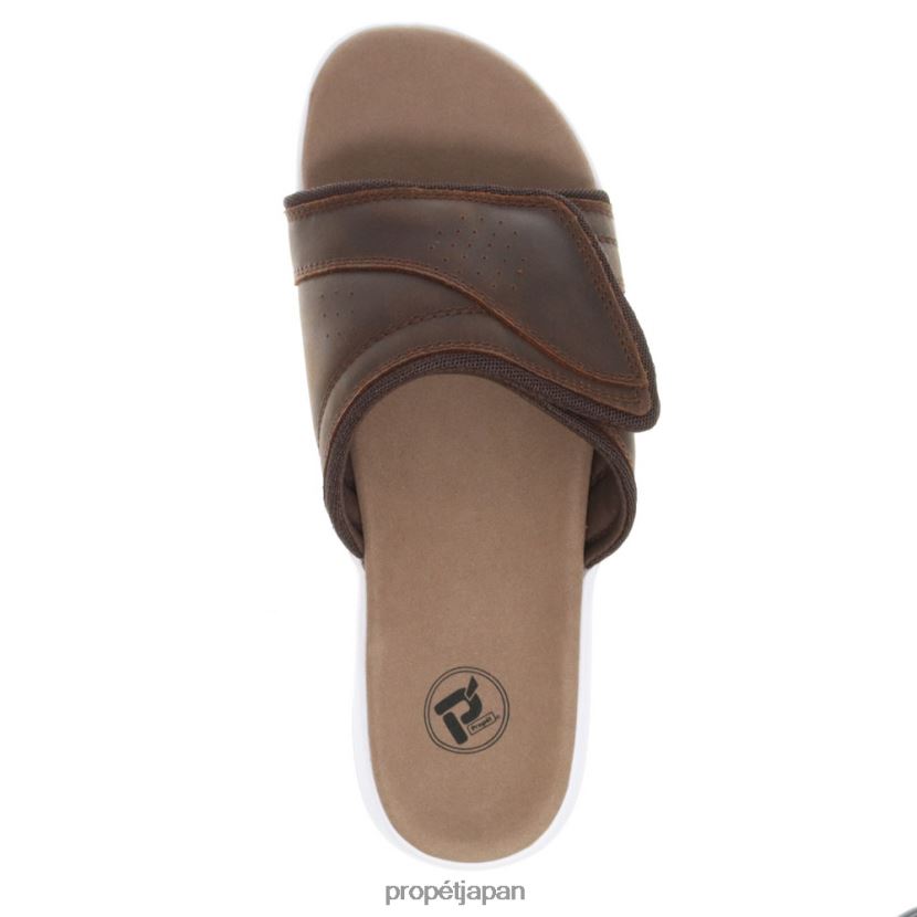 サンダル 黒褐色 Propet 0608P076 エマーソン 男性