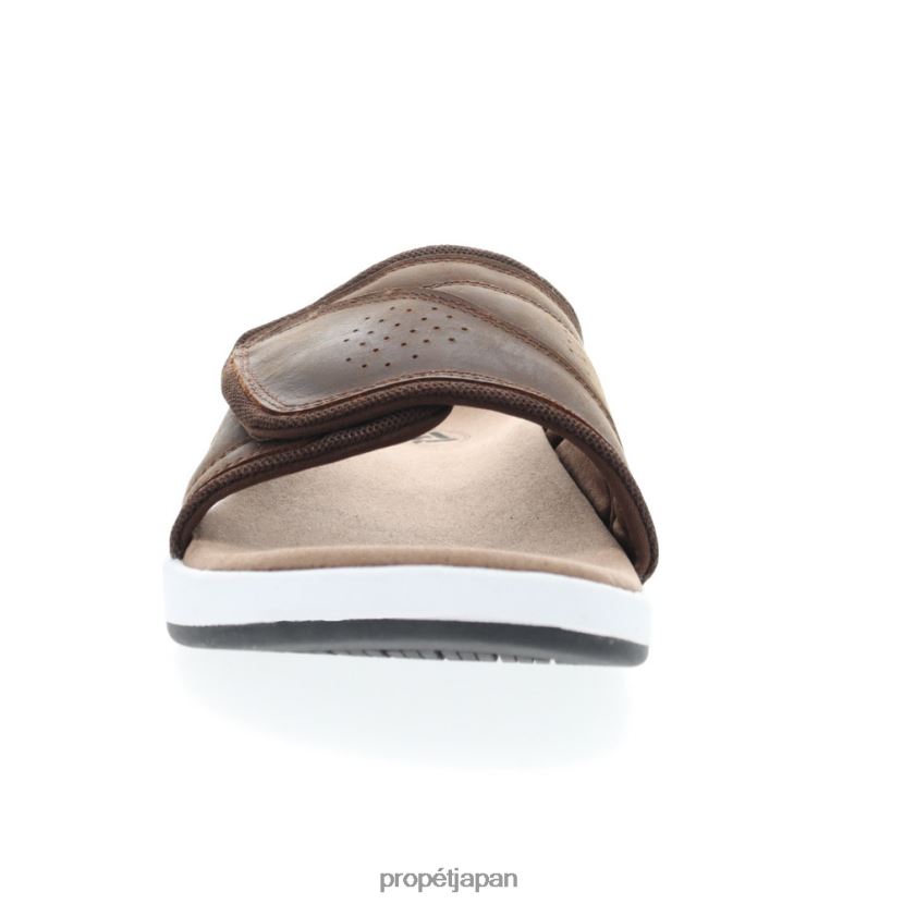 サンダル 黒褐色 Propet 0608P076 エマーソン 男性