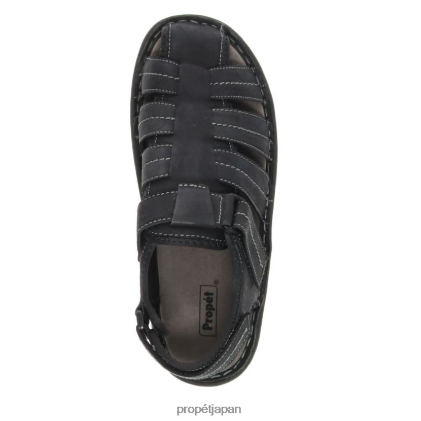 サンダル ブラウン、ブラック Propet 0608P077 ジョセフ 男性