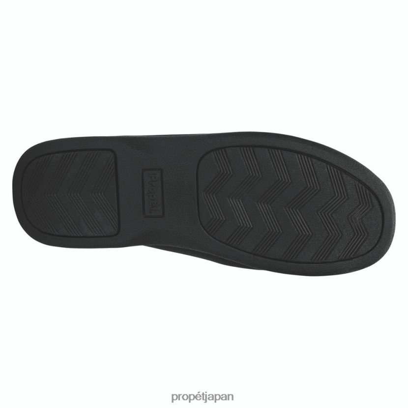 スリッパ ブラック/ブラックコーデュロイ/ネイビーコーデュロイ/スレートコーデュロイ Propet 0608P078 足をクッションする 男性