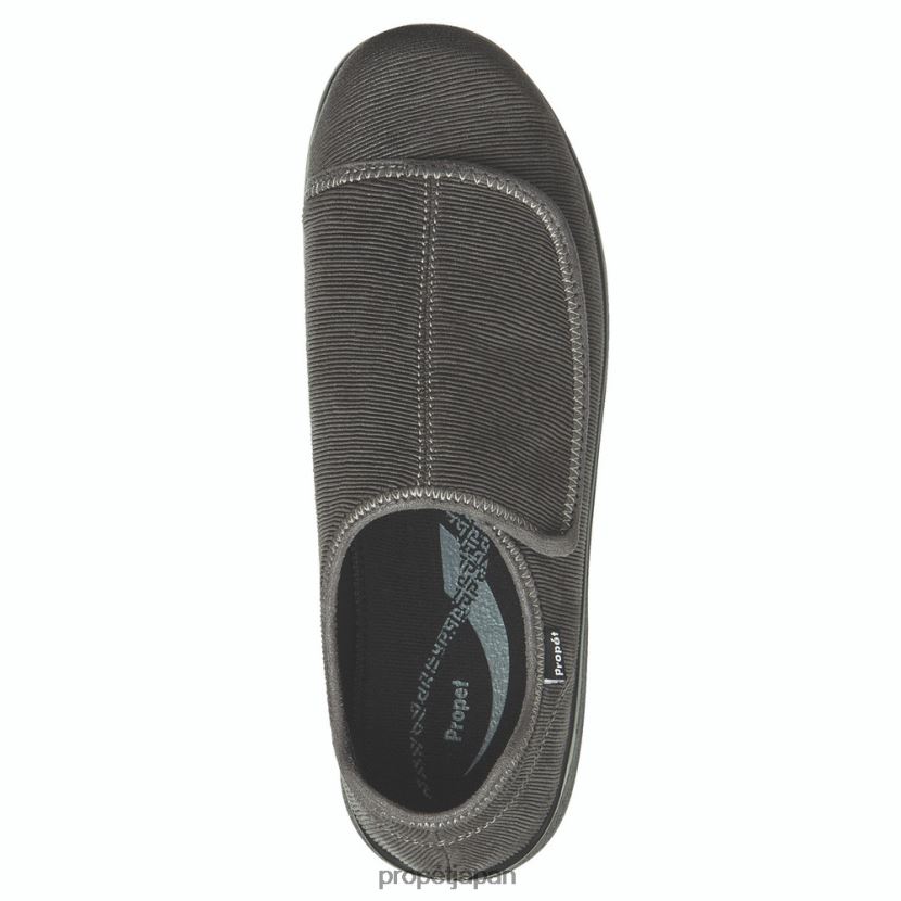 スリッパ ブラック/ブラックコーデュロイ/ネイビーコーデュロイ/スレートコーデュロイ Propet 0608P078 足をクッションする 男性